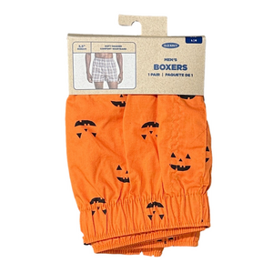Mens Halloween Jack-O-Lantern Faces Boxer Shorts - Size Large - Old Navy - NWT